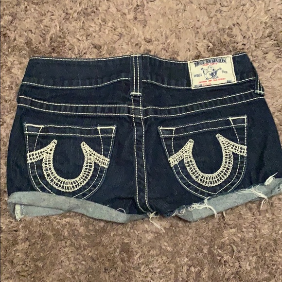 True Religion Pants - True Religion cut off shorts